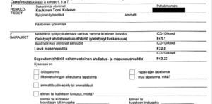 Lääkärin kirjoittama diagnoosi - uupumus